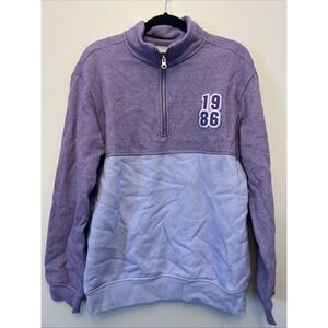 Original use women's quarter zip sweater small purple NWT